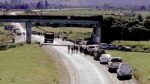 Habitantes de Acaxochitlán, Hidalgo tomaron la Autopista Tlaxco-Tejocotal