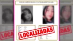 Ficha de la fiscalía con las fotografías de las hermanas Fátima y Joseline, desaparecidas en Tlahuapan.