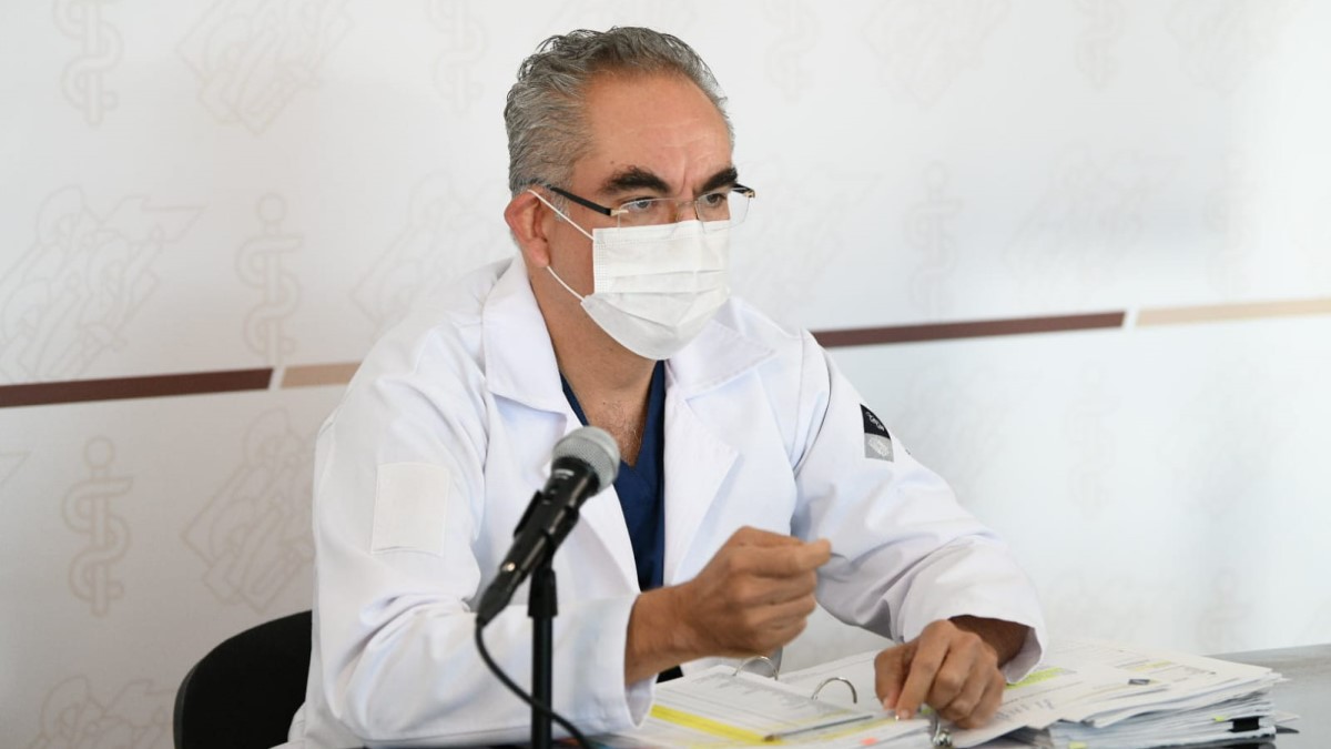José Antonio Martínez, secretario de Salud en Puebla.