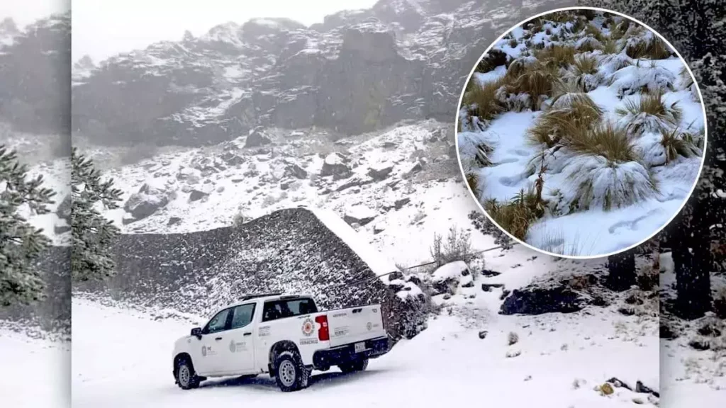 Nevada en el Cofre de Perote.
