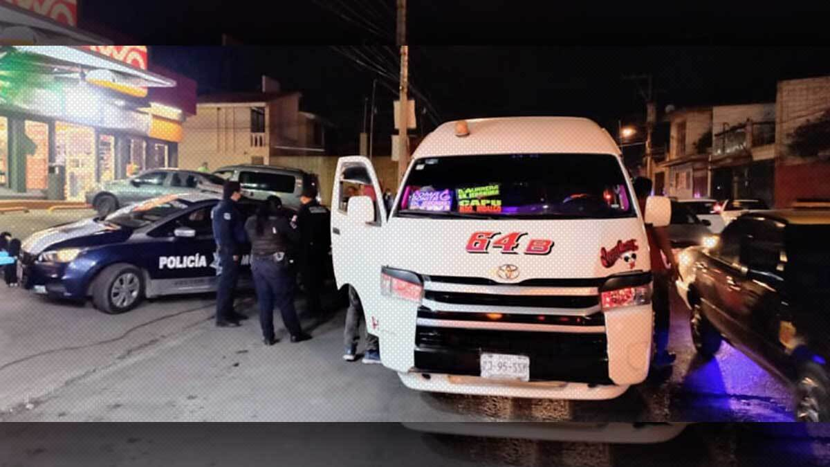 Una ruta 64-B fue asaltada el martes por la noche.