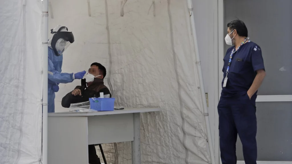 Pruebas covid en Puebla.