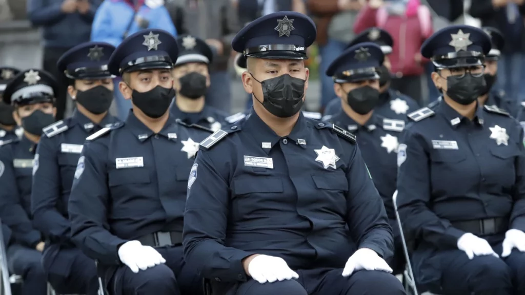 Cadetes de la Policía Municipal.
