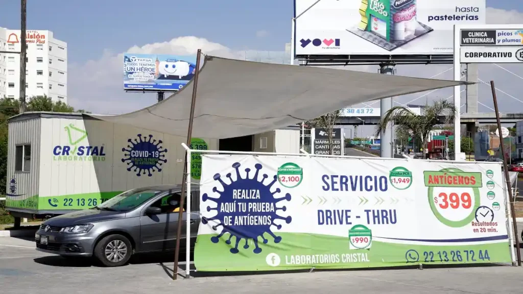 Pruebas covid en Puebla.
