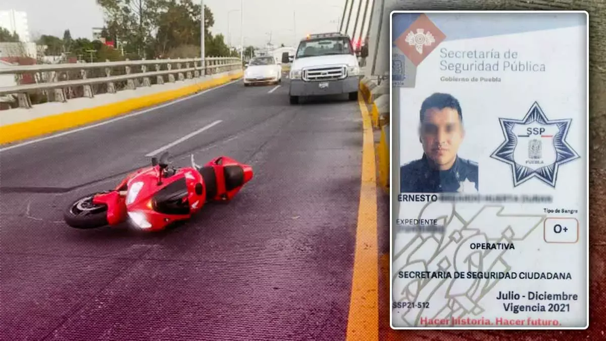 Policía Municipal falle tras choque