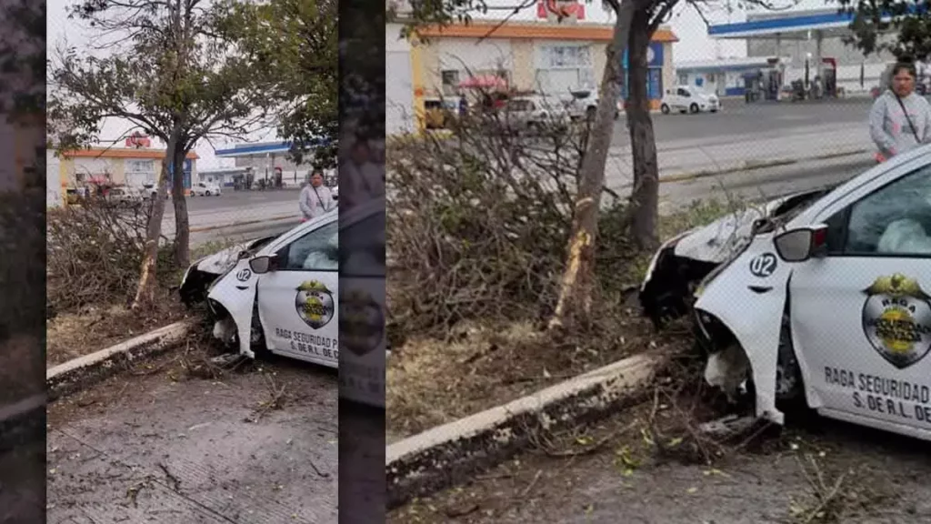 Choque en la avenida 11 Sur.