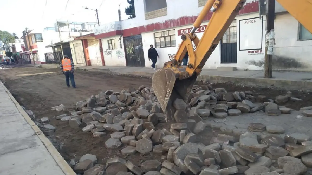 Obras en el estado de Puebla.