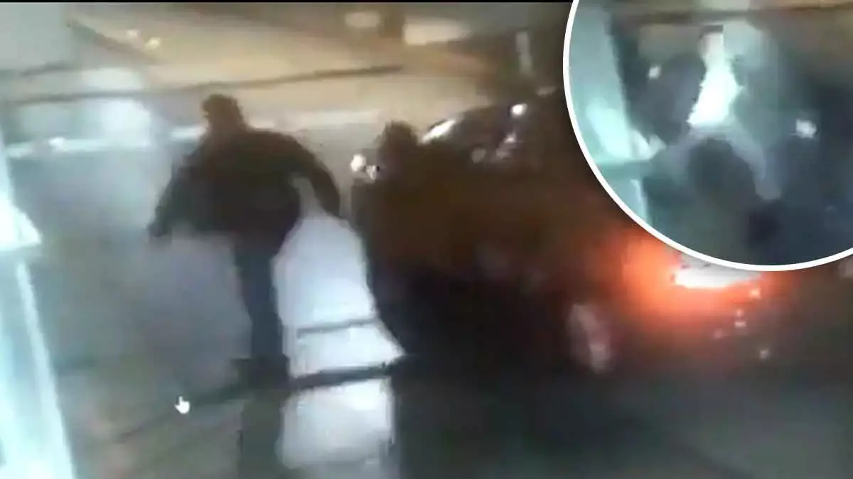 Casi muere arrollado en el EdoMex.