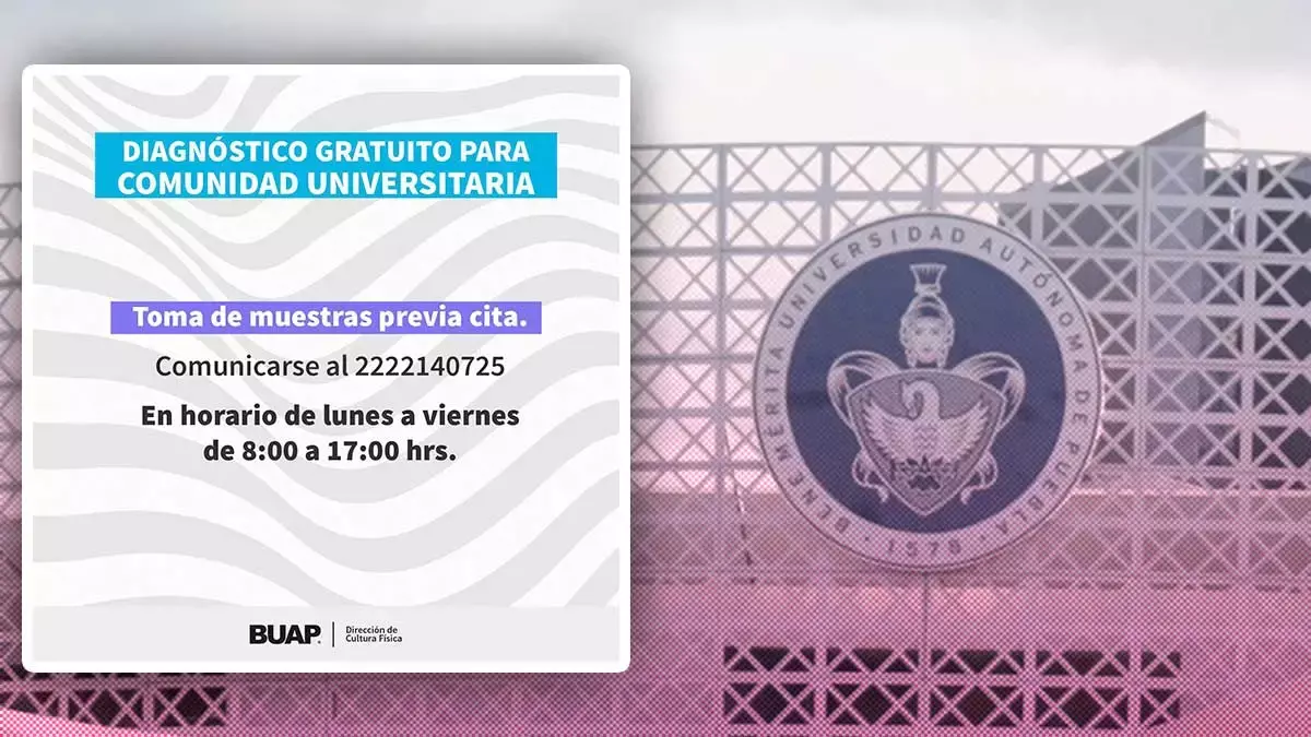 BUAP ofrece pruebas gratis de coronavirus para su comunidad universitaria