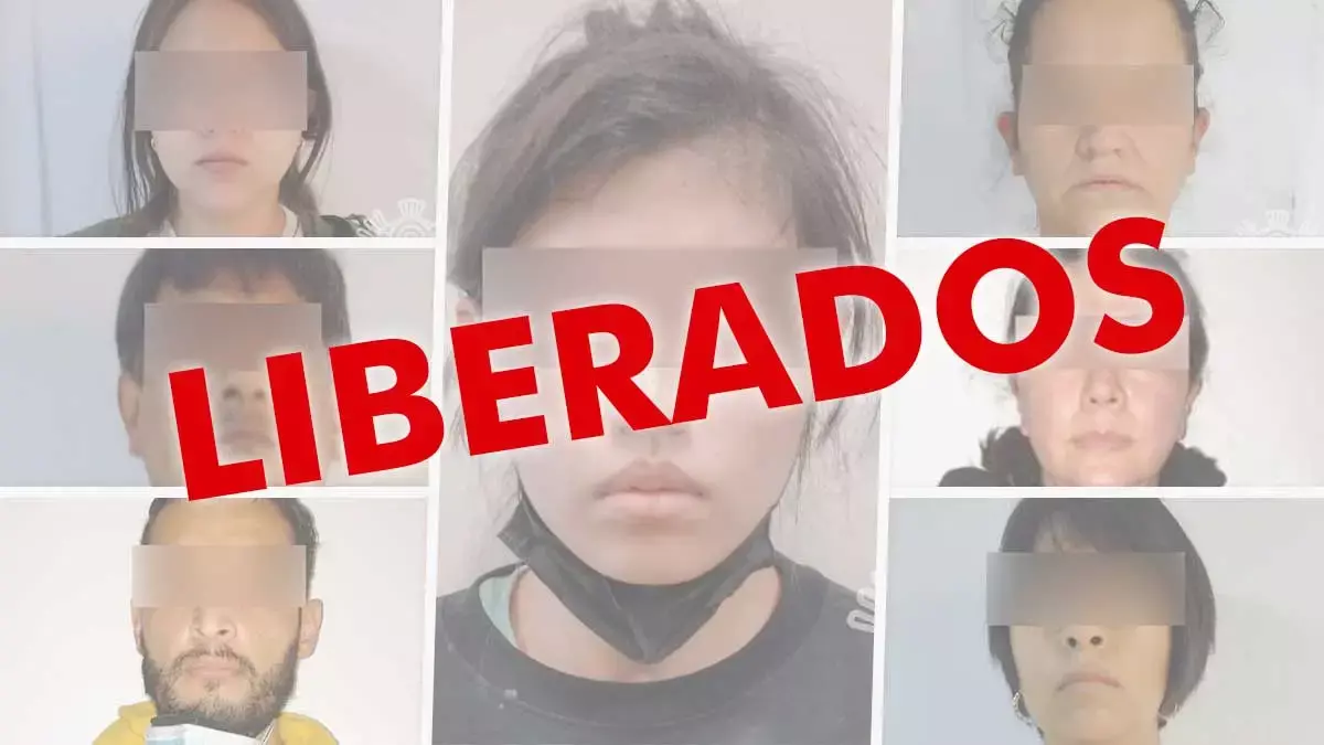 Liberan a Leslie Alcántara y a los seis detenidos por SSP en Puebla