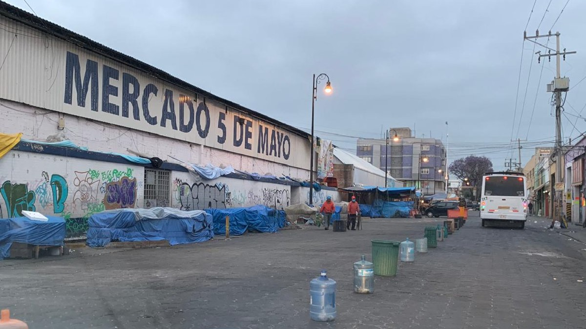 Mercado 5 de Mayo en Puebla capital.