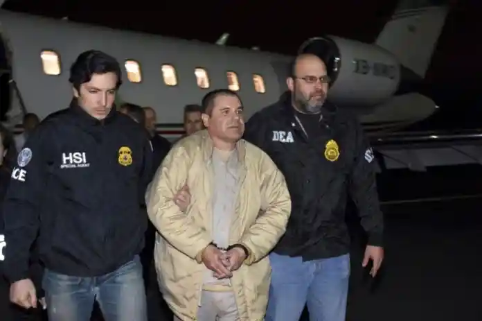 "El Chapo" Guzmán detenido el 19 de enero de 2017.
