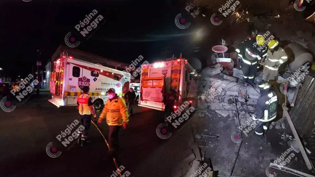 Explosión de un tanque de gas.