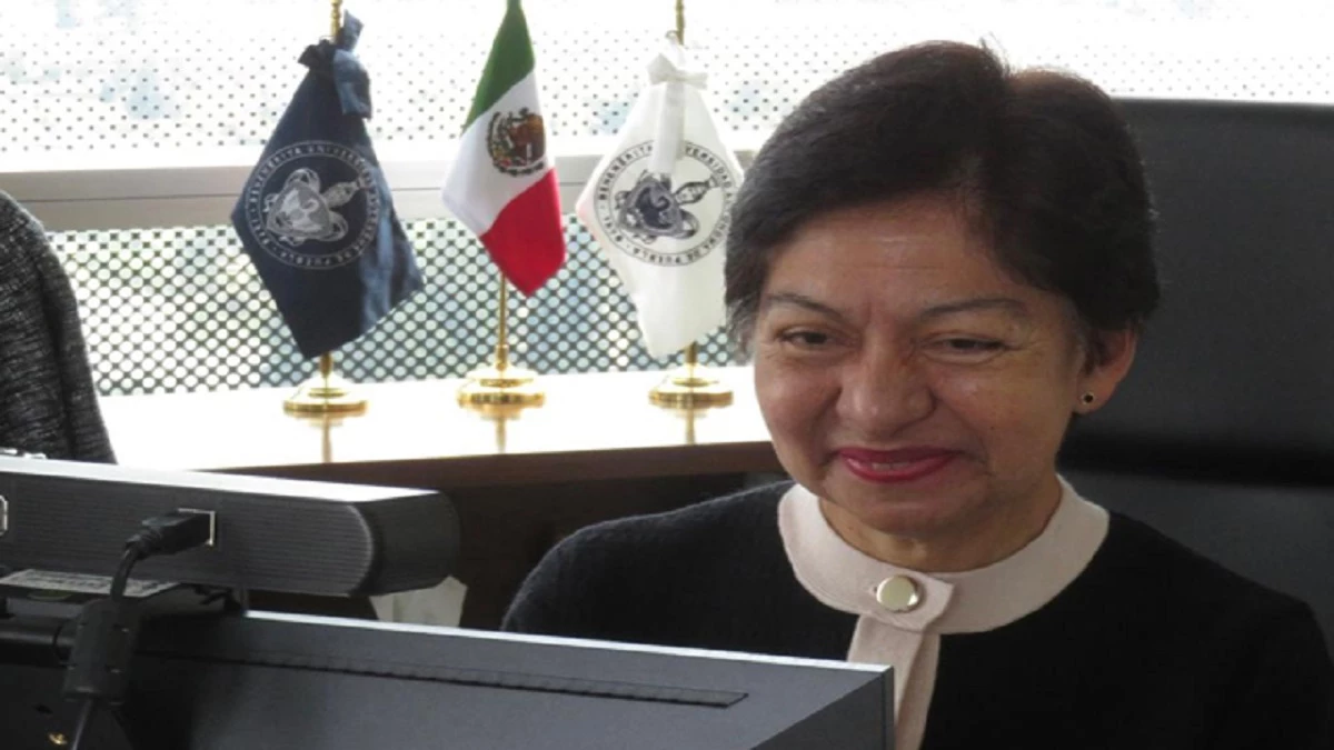 Rectora Lilia Cedillo en conferencia