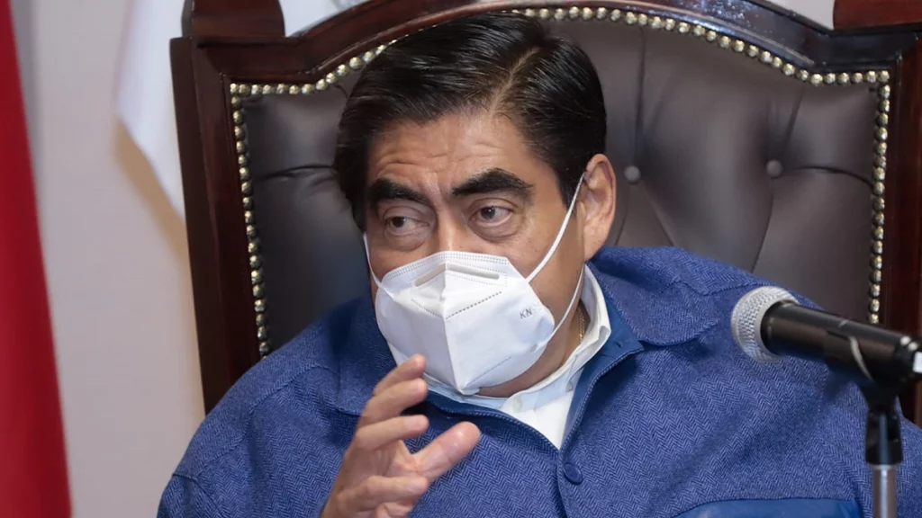 Miguel Barbosa, gobernador de Puebla.
