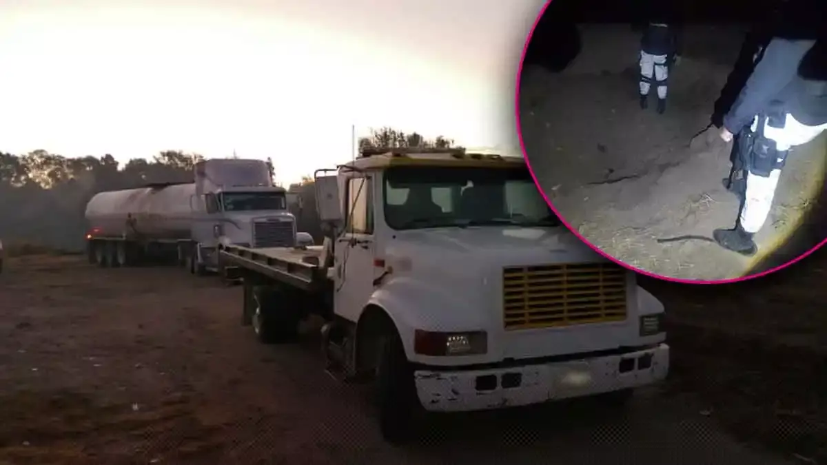 Guardia Nacional localiza toma clandestina en Cuautlancingo.