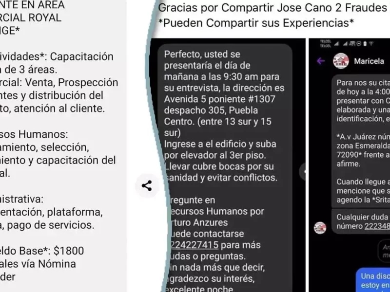 Denuncias de trabajos fraudulentos