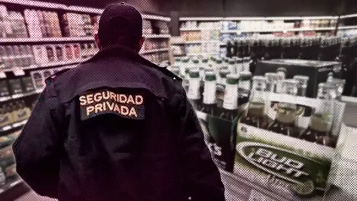 Vigilante impide el robo de cervezas en La Libertad.