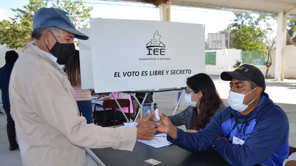 Elecciones en una junta auxiliar de Tehuacán.