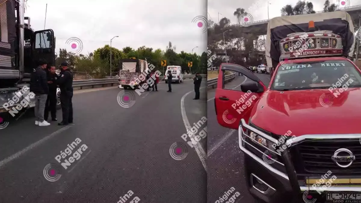 Asesinan a comerciante en la México-Puebla y Vía Corta.