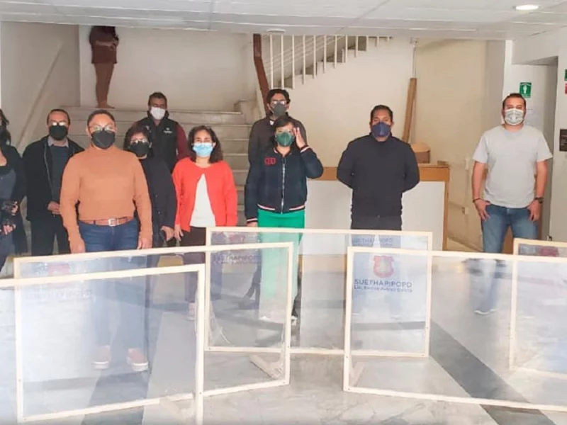 Sindicalizados del Ayuntamiento de Puebla.