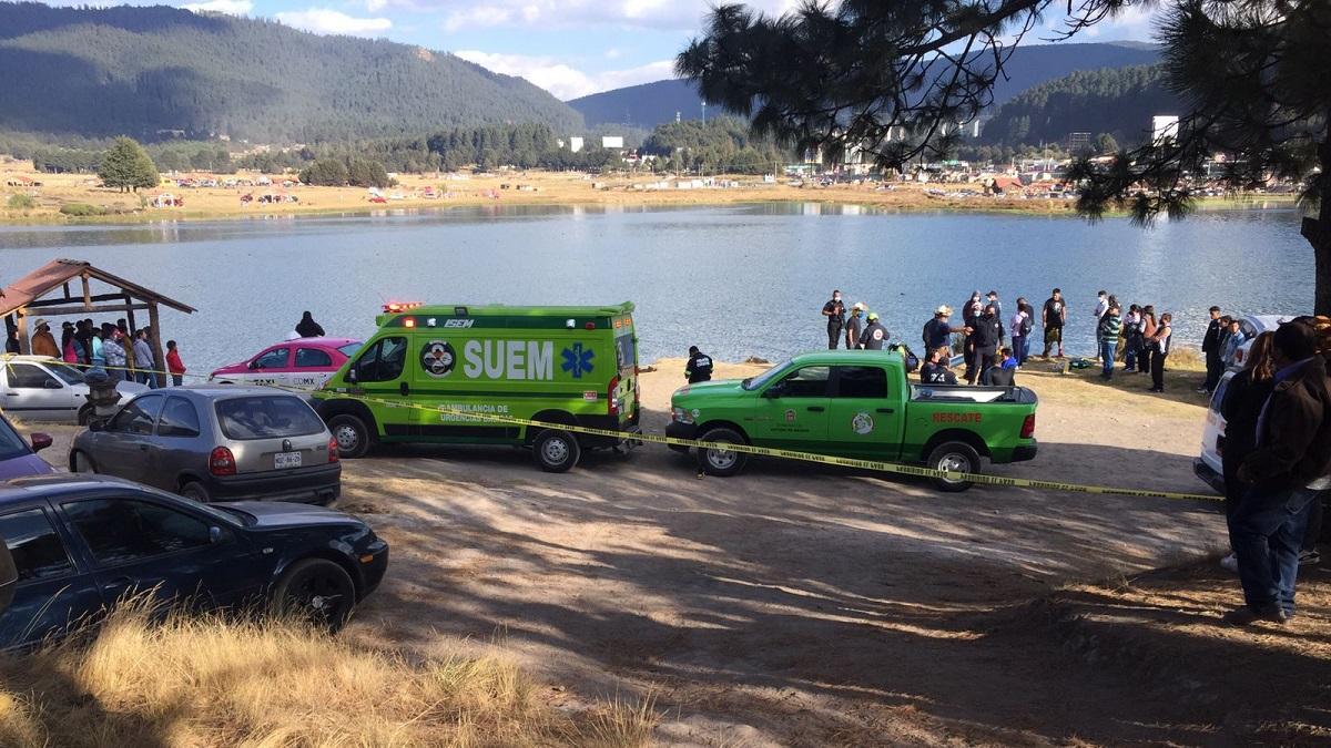 Joven muere ahogado en una laguna del EdoMex.