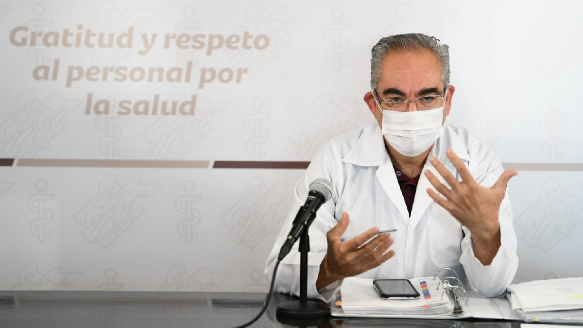 José Antonio Martínez, secretario de Salud en Puebla.