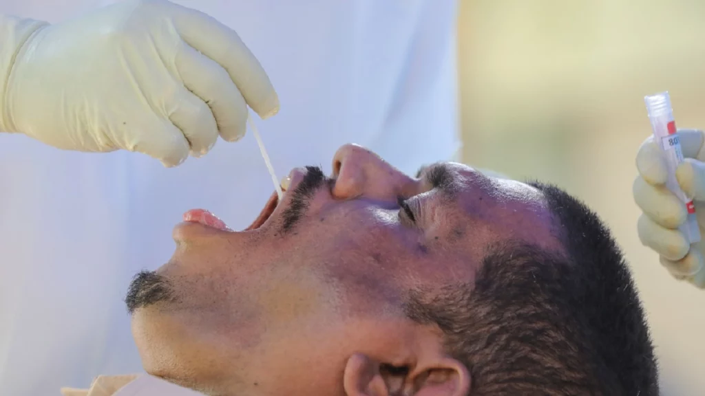 Prueba para detectar coronavirus.