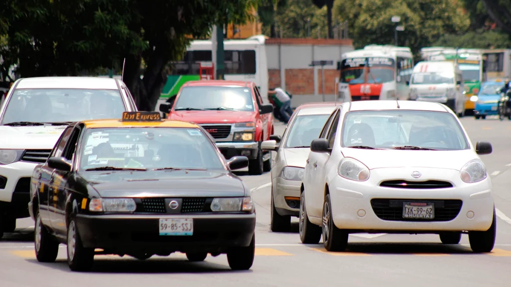 Control vehicular en Puebla.