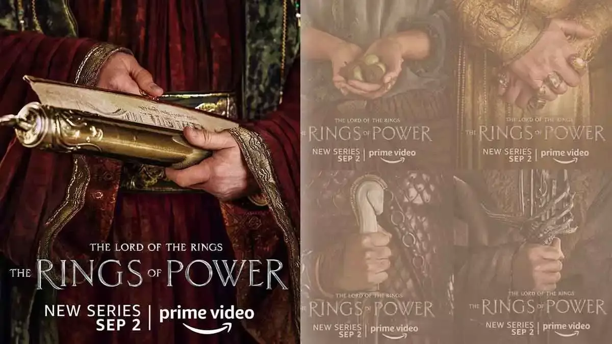 Posters de la serie "Los Anillos del Poder".