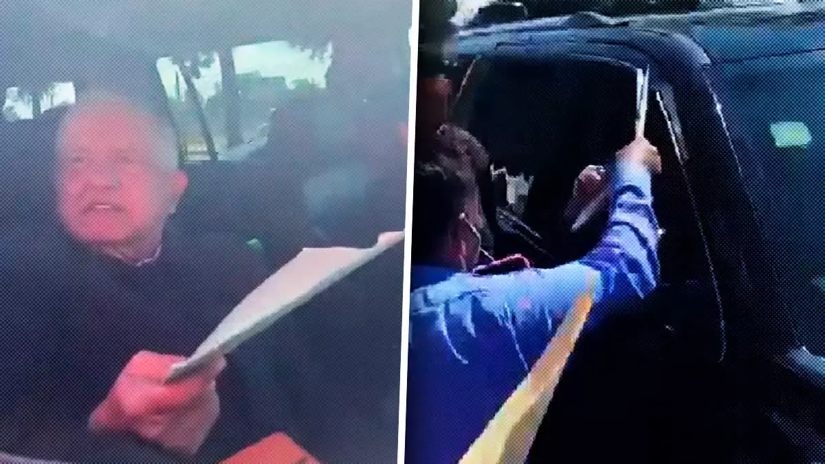 Estudiantes de la UDLAP increpan al presidente López Obrador en Tlaxcala