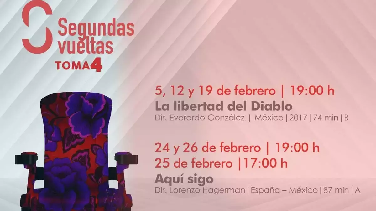 Segundas vueltas es un proyecto de difusión para el cine mexicano.