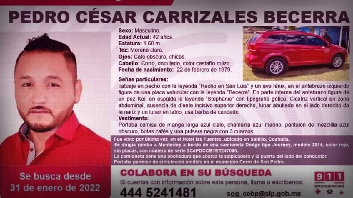 Pedro Carrizales 'El Mijis' desaparecido