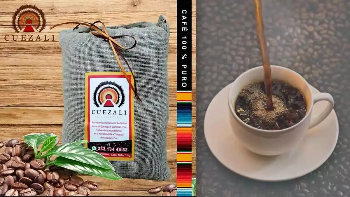 Café Cuezali de Puebla.