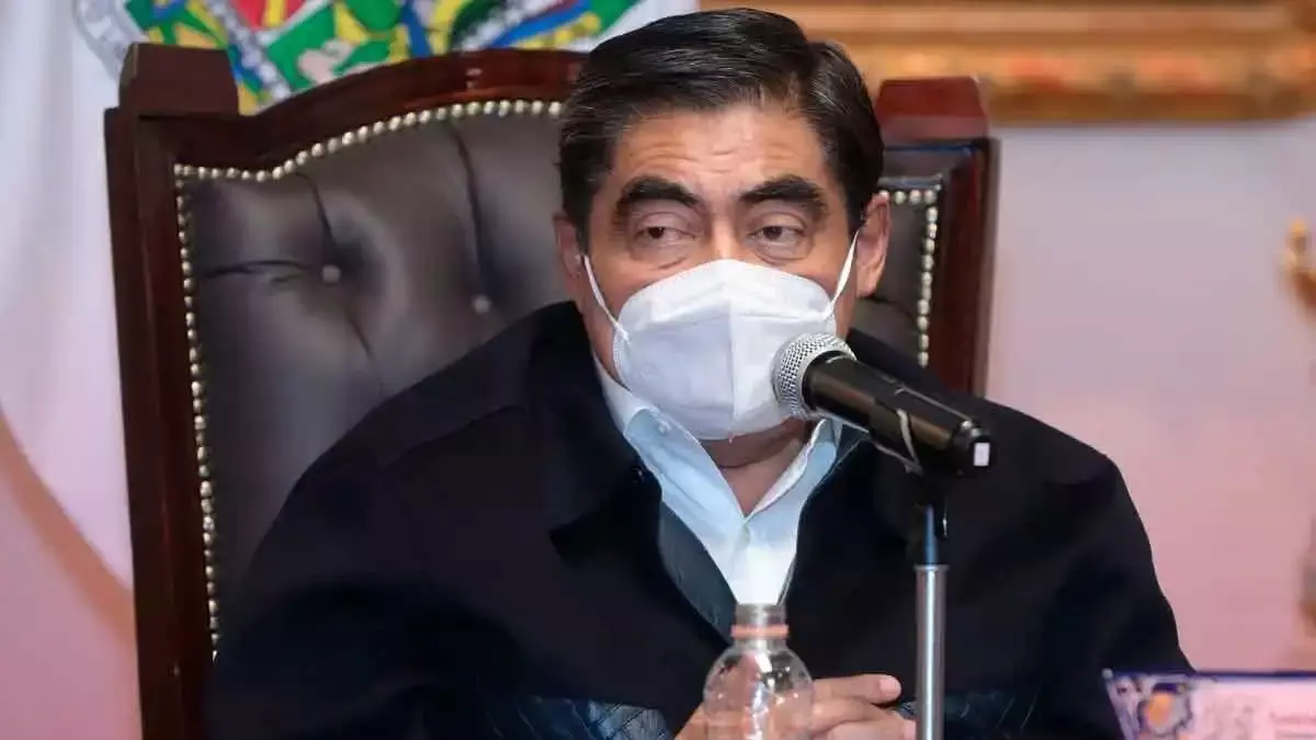 Miguel Barbosa, gobernador de Puebla.