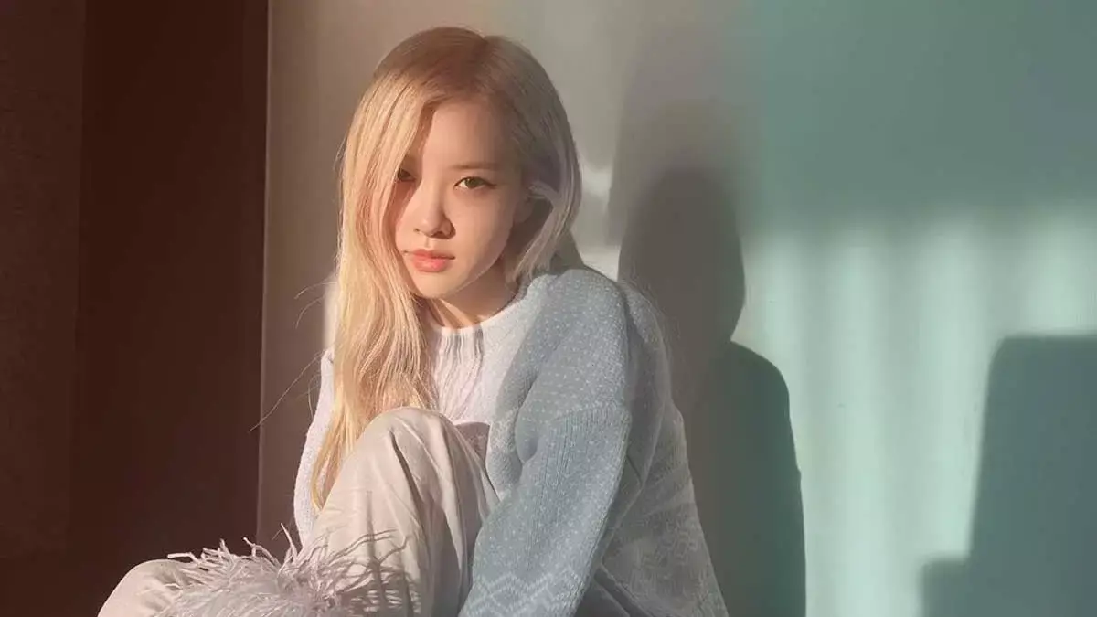 Rosé, integrante de la banda de K-pop, Blackpink.