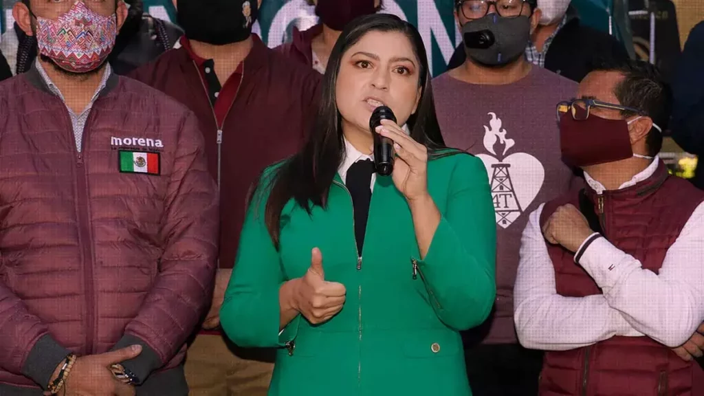 Claudia Rivera, exalcaldesa de Puebla.