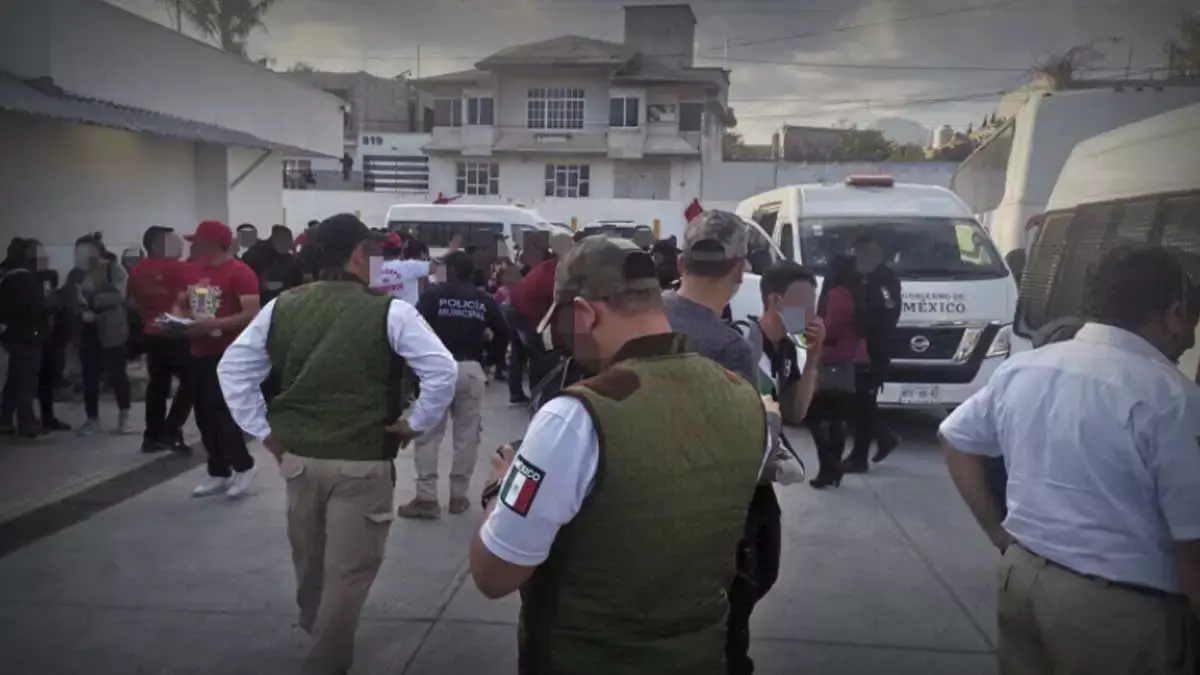 Indocumentados en Acajete.