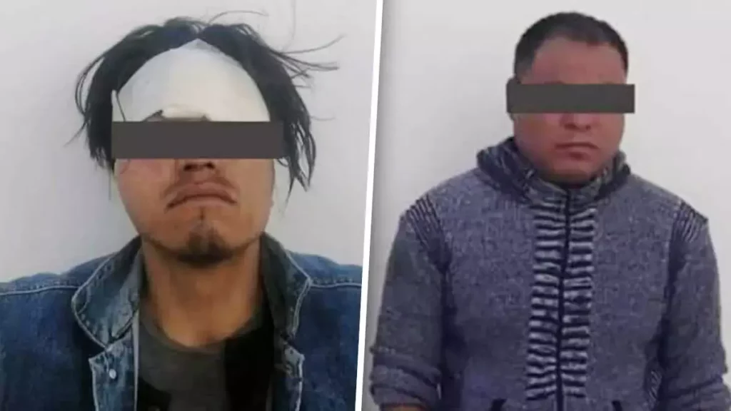 Detenidos por presunto robo a transporte.