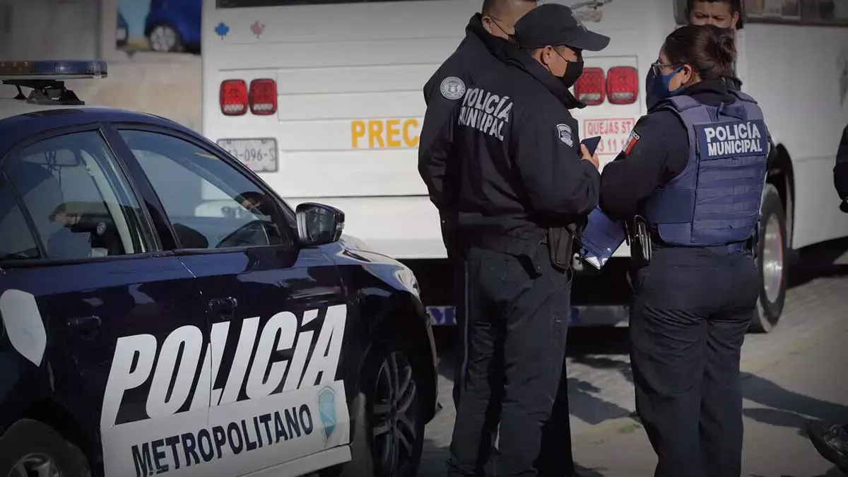 Policía Metropolitana de Puebla.