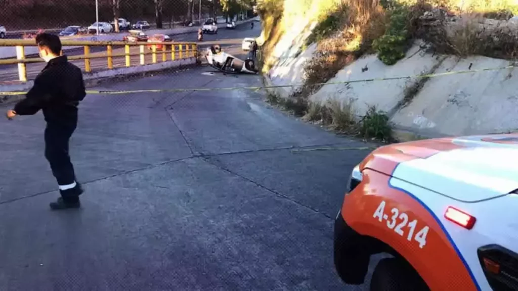 Accidente en la Recta a Cholula.