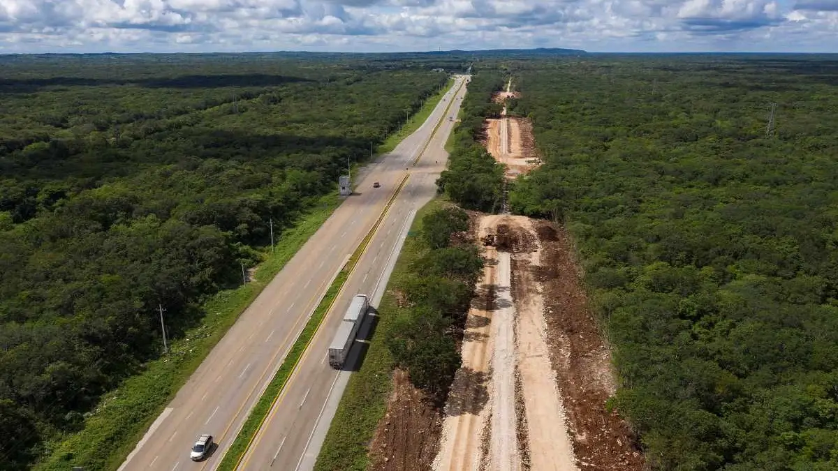 Tren Maya en la Península de Yucatán.