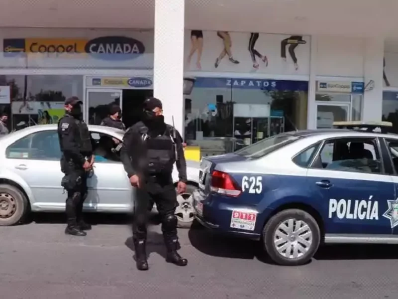 Policías de San Pedro Cholula.