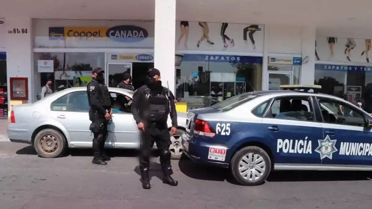 Policías de San Pedro Cholula.