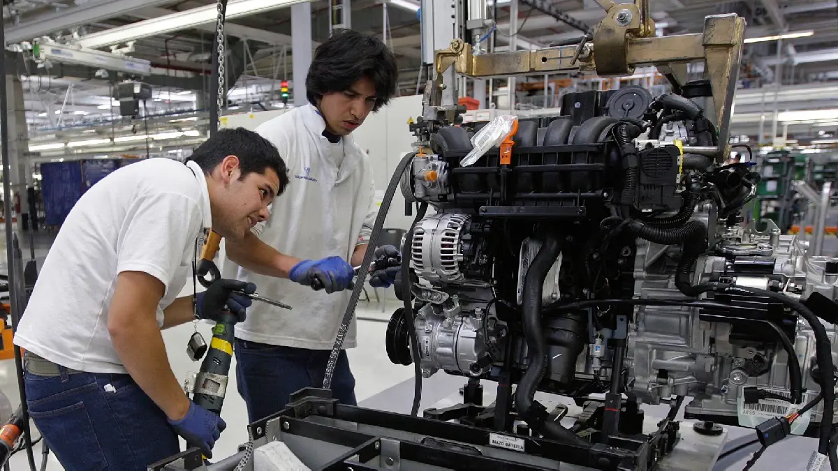 Fábrica de motores Volkswagen.