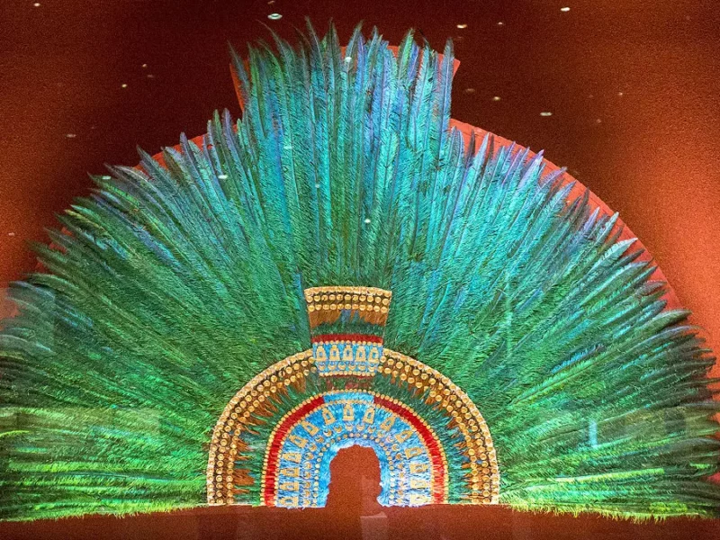 Penacho de Moctezuma en Austria