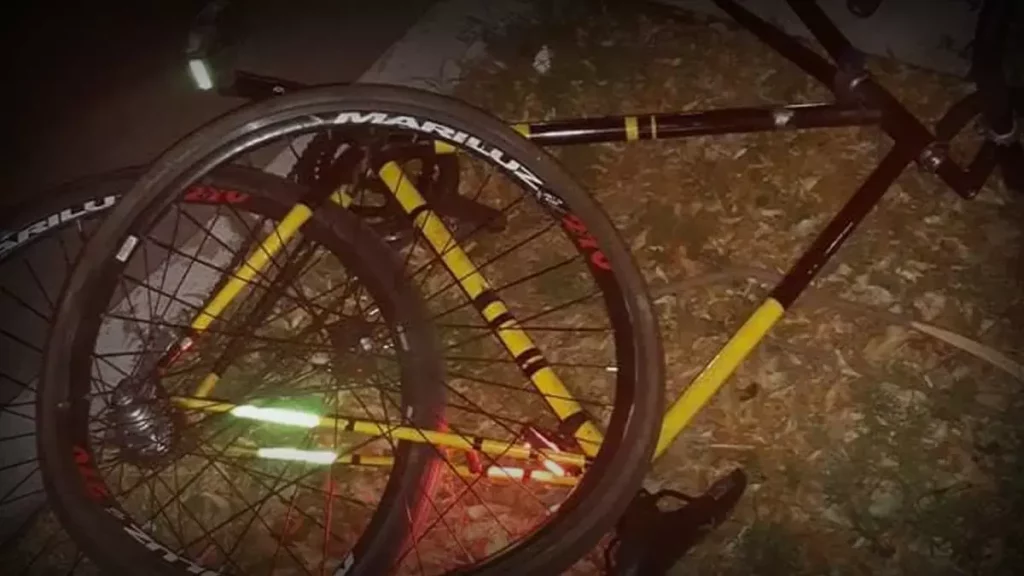 Policías arrollaron ciclista en la calle 11 Sur y 15 Poniente.
