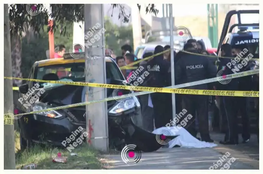 Taxista muere por un infarto.