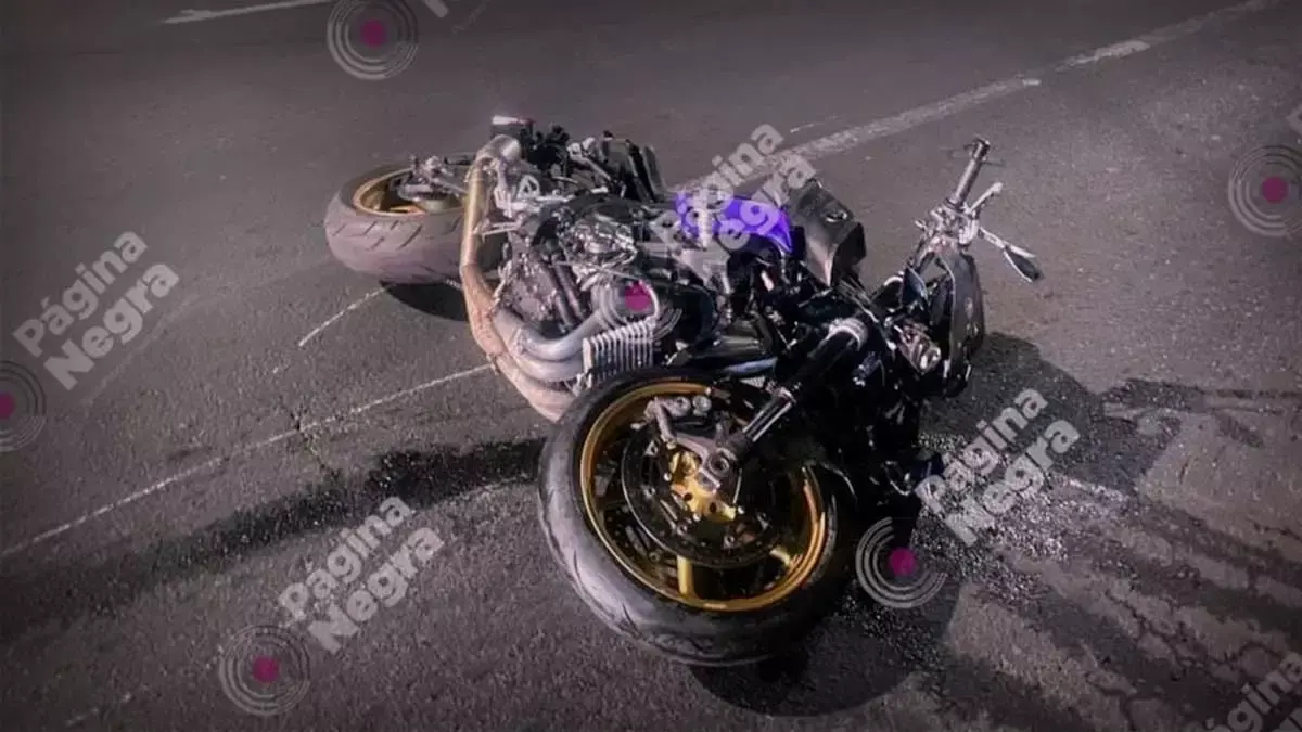 Motociclista muere en la colonia Benito Juárez.