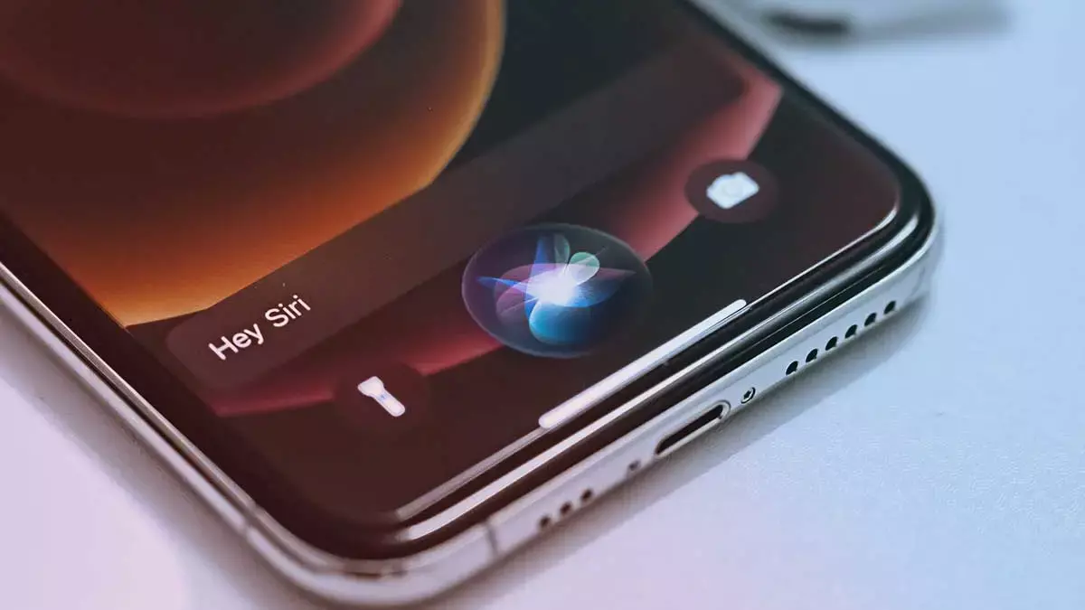 Asistente Siri de Apple.